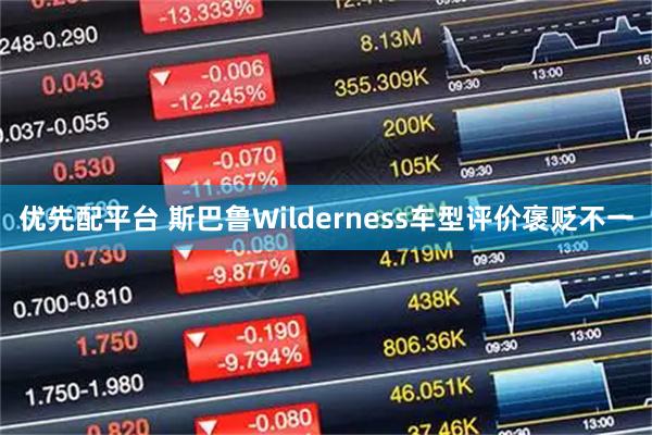 优先配平台 斯巴鲁Wilderness车型评价褒贬不一