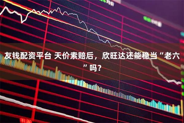 友钱配资平台 天价索赔后，欣旺达还能稳当“老六”吗？